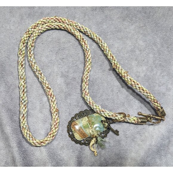 Handmade Rustic Cottagecore Friendship Necklace - Picture 7 of 7